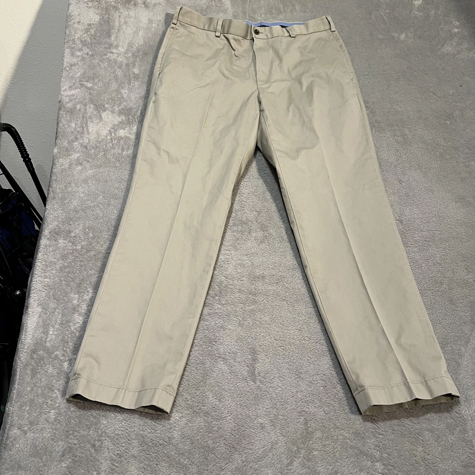 Brooks Brothers Pants Mens 35x30 Khaki Lightweight Advantage Chino Classic