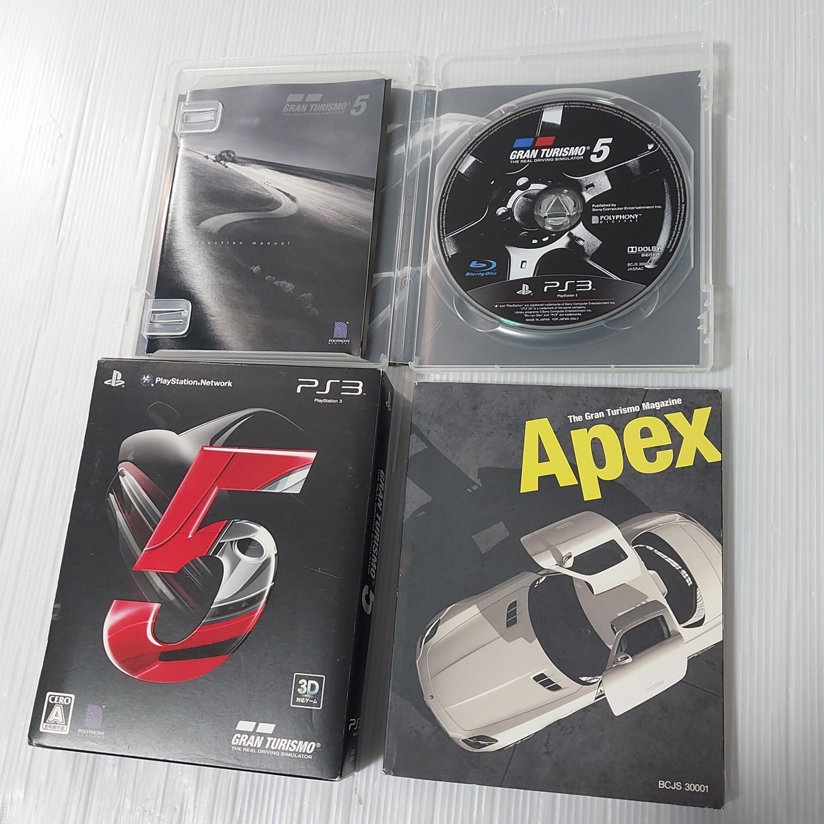 その他 PlayStation3 GRAN TURISMO5 Racing Pack PlayStation3 PS3 GRAN TURISMO 5 RACING PACK with box Tested Import