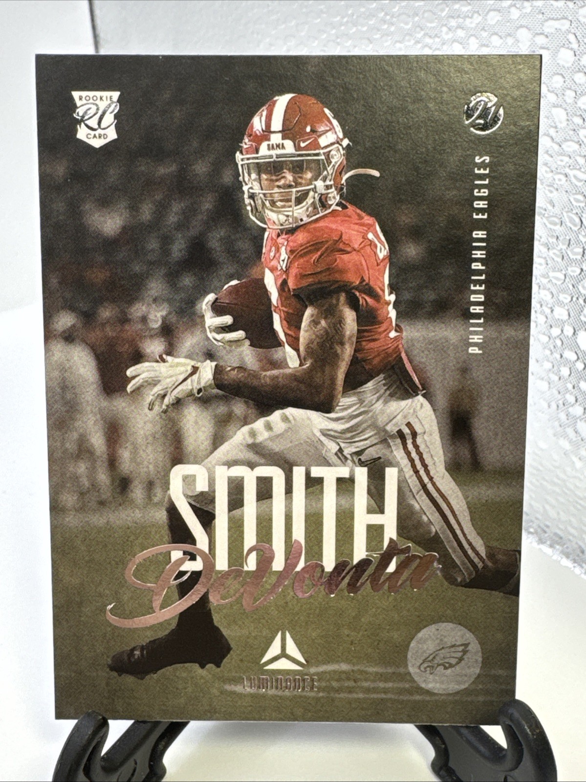 2021 Luminance DeVonta Smith #177 Rookie RC Eagles Alabama