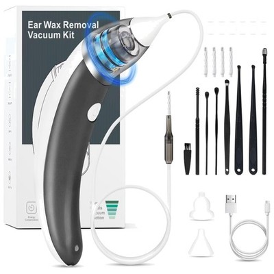 Ear Wax Vacuum Removal Strong Suction Sucker 5 Levels Electric Ear Cleaner