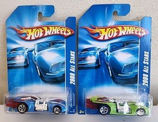 Hot Wheels 2008 All Stars Arachnorod Lot Of 2 Green & Blue Diecast Car NEW