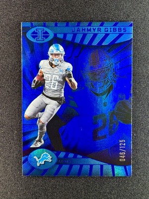 2024 Panini Illusions - Jahmyr Gibbs #26 Trophy Collection Blue /125