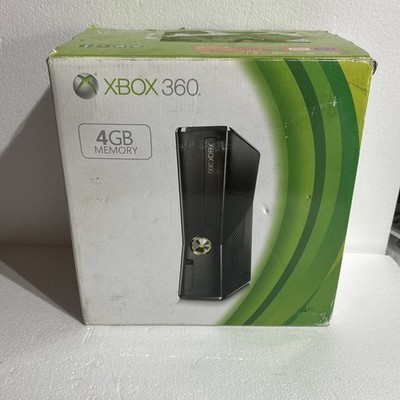 Xbox 360 Slim 4gb (Complete in Box) Open Box Original Box And Items