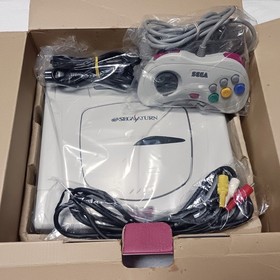 Rare Sega Saturn console Christmas Nights version includes Sega Saturn software