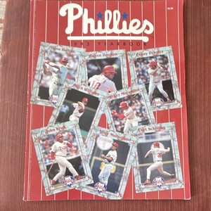 Philadelphia Phillies 1993 Yearbook Officially Licensed Original Vintage