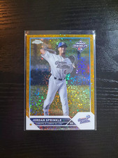 2023 Topps Pro Debut JORDAN SPRINKLE White Sox GOLD MINI DIAMOND REFRACTOR 41/50