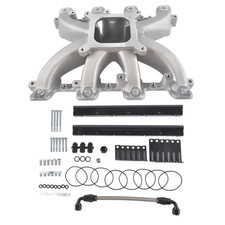 EFI Intake Manifold with Fuel Rails Fit for GM Gen III/IV LS1/LS2/LS6 Cathedral
