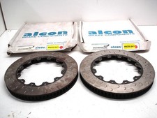 2 NEW NASCAR ALCON DIV2198X455C36 R/L DISC BRAKE ROTORS 32mm X 328mm - 1.260"