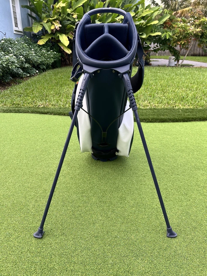 Bolsa de pie de golf Stitch SL2 bolsa de transporte premium ligera azul marino/blanco Foto 3 de 4