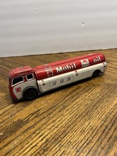 Vintage 1950s Japan Tin Friction Mobil Gas Pegasus Tanker Truck Toy