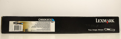 OPEN BOX- Lexmark C950X2CG Cyan Extra High Yield Toner Cartridge OEM