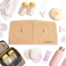 Medela Easy Expression Bustier Pumping Bra Nude Medium