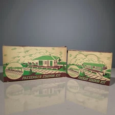 VTG Plasticville Passenger & Freight Station Kit 1950's