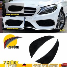 Front Stoßstange Flaps Aero für Mercedes Benz W205 C205 A205 S205 AMG Line 15-18 Front Stoßstange Flaps Aero für Mercedes Benz W205 C205 A205 S205 AMG Line 15-18