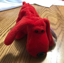 Ty Beanie Baby - ROVER the Red Dog 7  With Tags  MWMTs
