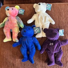Lot of 4 beanie babies - Bamm Beanos 2 Rodriguez, Justice, Clemens. With Tags
