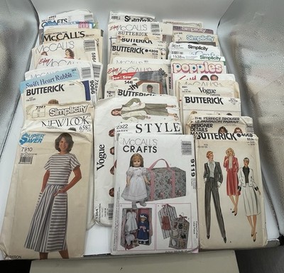 UNCUT - Sewing Patterns - Simplicity - ''YOU PICK'' - Vogue McCalls Super saver