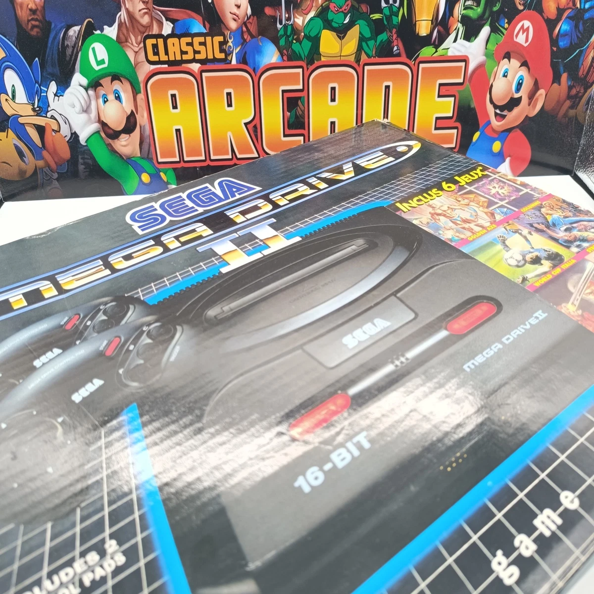 SEGA MEGA CD 2 II BOITE VIDE ET NOTICE SANS CONSOLE EUR 169,99