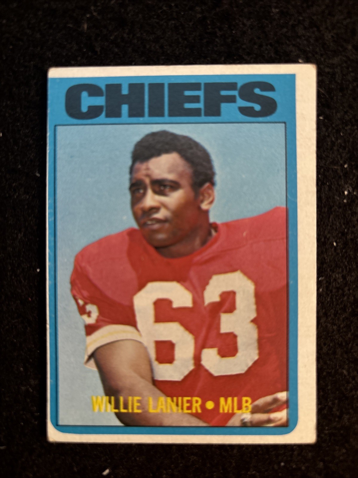 1972 TOPPS # 35 WILLIE LANIER VG  C 5946