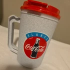 Coca-Cola Coke 22oz Insulated Hot or Cold Travel Mug Made In USA Vintage