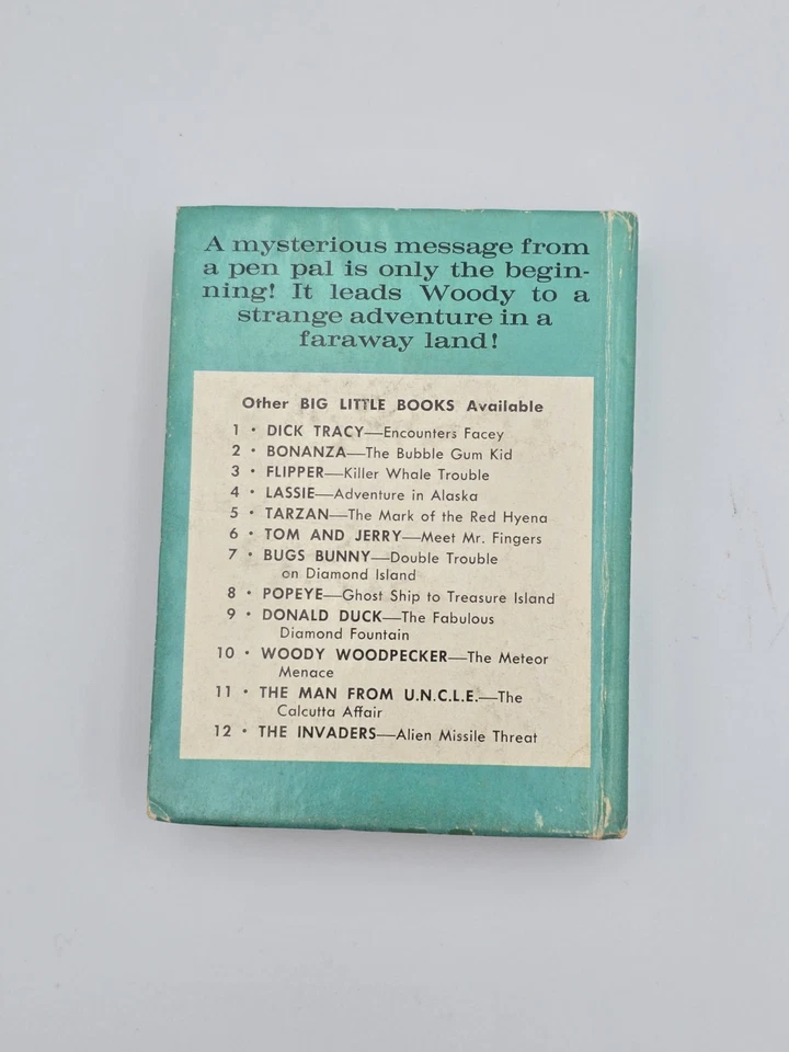 Vintage 1967 Woody Woodpecker and The Meteor Menace-Whitman-A Big Little Book Foto 3 de 4