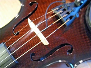 Verrerie CARBON COMPOSITE 4 chaîne - ACOUSTIC ELECTRIC VIOLIN 4/4 - Orange