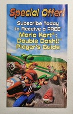 2003 Mario Kart Double Dash Gamecube Strategy Guide Offer Nintendo Power Insert