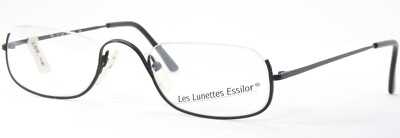 Vintage Les Lunettes Essilor 149 10 000 MATT BLACK EYEGLASSES GLASSES 49-23-145