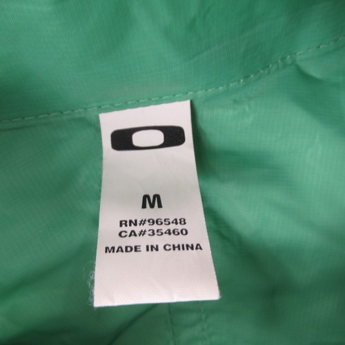 Oakley Jacket Womens Medium Full Zip Long Sleeve Outdoors Pockets Green - Picture 3 of 10
