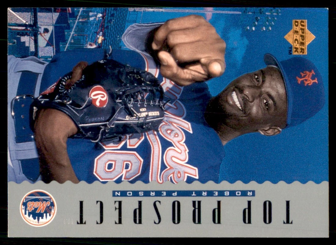 1995 Upper Deck Robert Person Rookie New York Mets #263