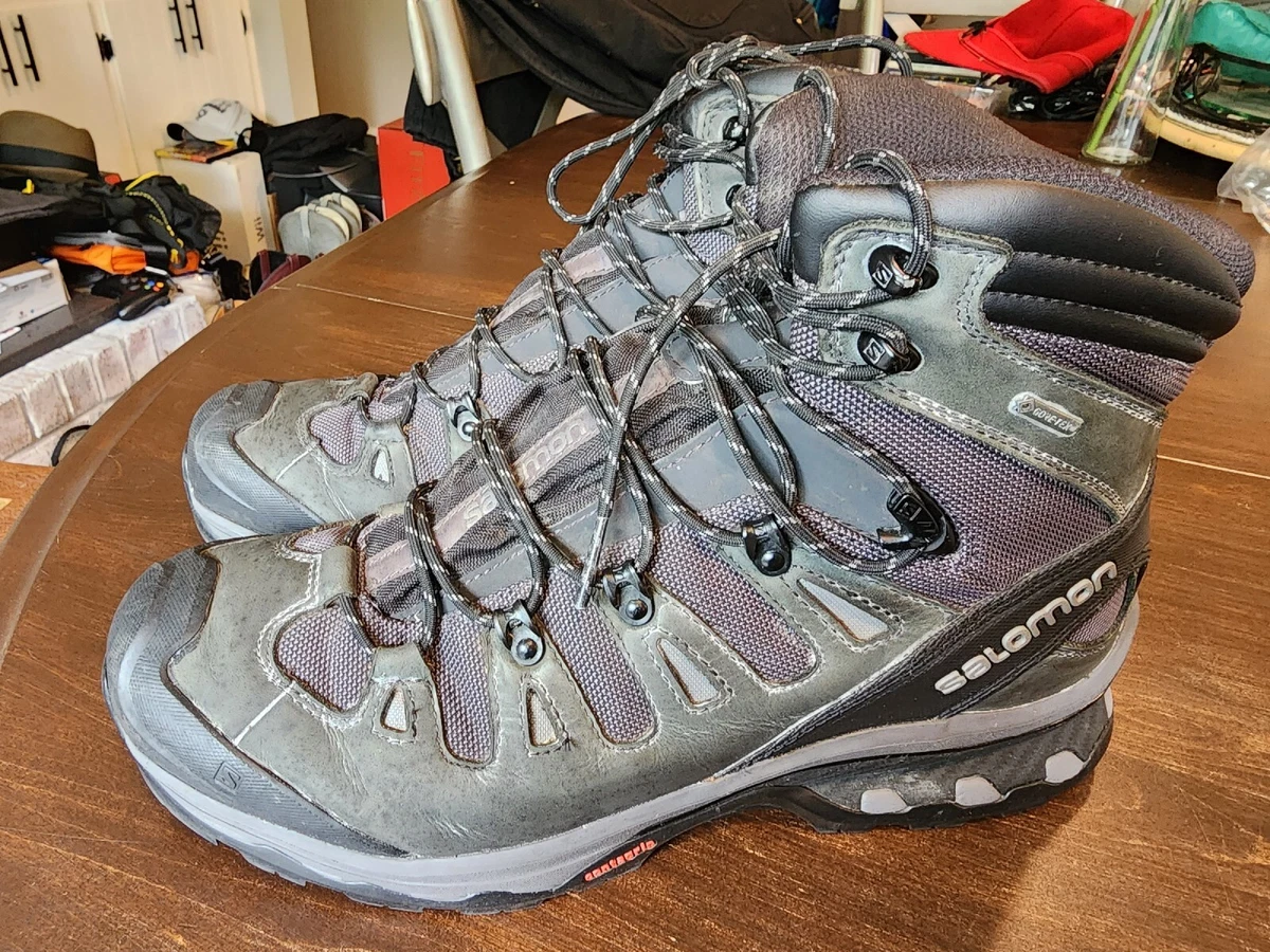 Plateau majs Tom Audreath Salomon Men&#039;s QUEST 4D 3 GTX Gore Tex Boots Size 13 Hiking Black Olive  | eBay