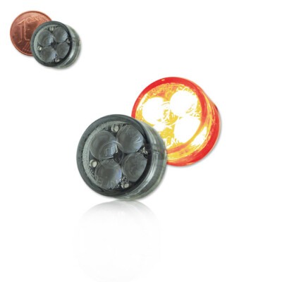 1 SMD Micro Einbau Rücklicht Bremslicht Zero Glas getönt E-geprüft Quad Motorrad