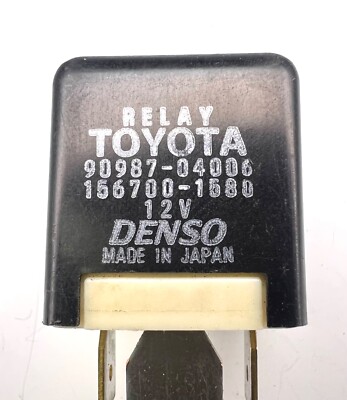 Toyota relay 90987-04006 156700-1580 12v 5-pin Japan Denso
