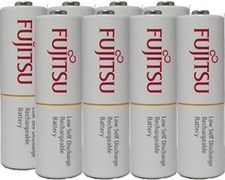 8 Fujitsu AA Ready-to-use NiMH 1.2V 2000mAh Min. 1900mAh Pre-charged Batteries 3.75 per gallon