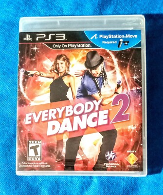PLAYSTATION 3 Video Game EVERYBODY DANCE 2/ SONY/ Playstation Move Required