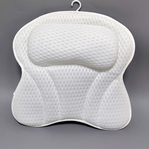 Bath Pillow Non Slip Relaxing Bathtub Cushion Ergonomic Spongy Spa Headrest New - Picture 11 of 18