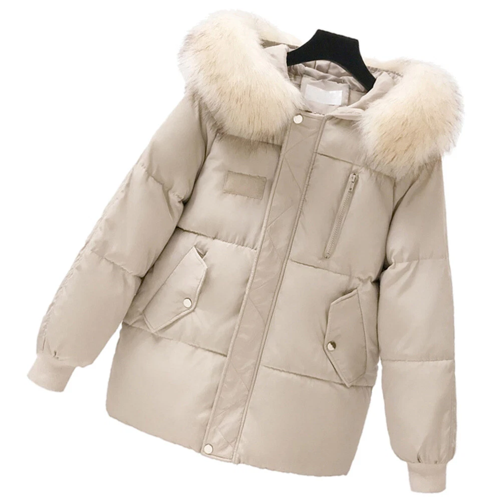 VETEMENTS Grande Lana Collo Cotone Abbigliamento Donna Caldo Felpe Invernale Cappotto Donna Donna