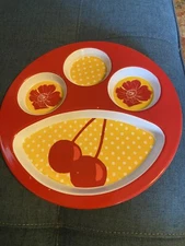 Cherry Plastic Divider Plate