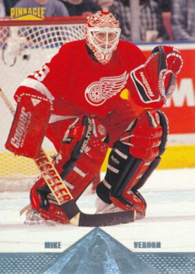 1996-97 Pinnacle PREMIUM STOCK #16 MIKE VERNON - Detroit Red Wings