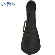 Lanikai TNB-S All Black Nylon 5mm Padded Soprano Size Ukulele Gig Bag
