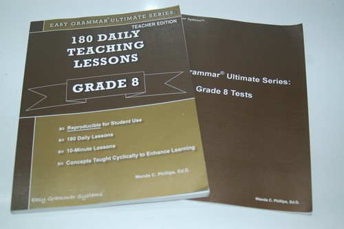 Grade 8 Easy Grammar Ultimate Series Teacher Edition: 180 Daily Lessons & Tests