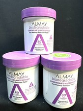 almay biodegradable eye makeup remover pads 240 total pads
