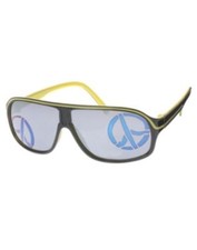 GYMBOREE SWIM SHOP PEACE SIGN MIRRORED SUNGLASSES 0 2 3 4 5 6 7 8 NWT