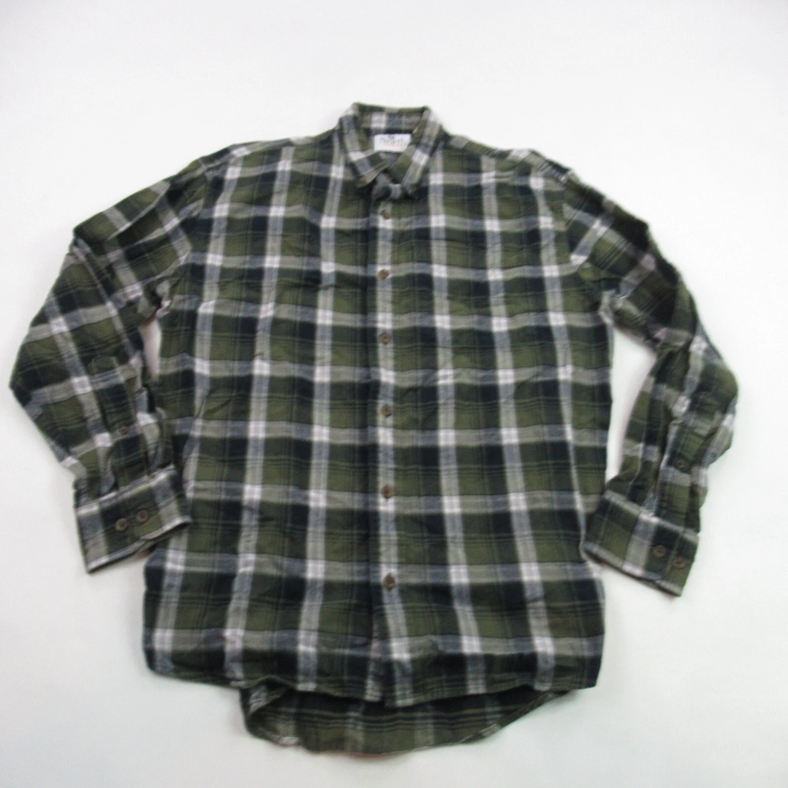 North Country Shirt Mens Large Pocket Long Sleeve Lightweight Outdoors