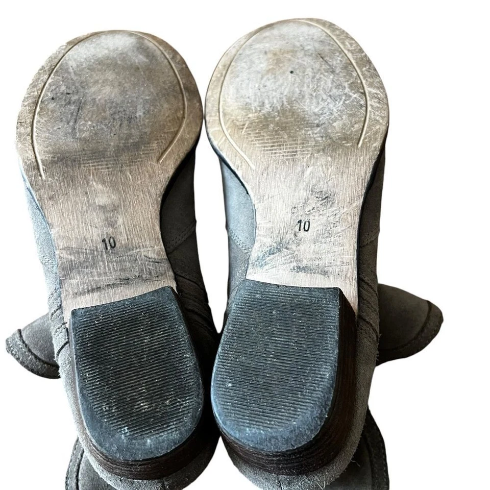 Botas al Tobillo Seychelles Lucky Penny Para Mujer 10 Doble Cremallera Gamuza-Piel Sintética Gris Foto 4 de 4