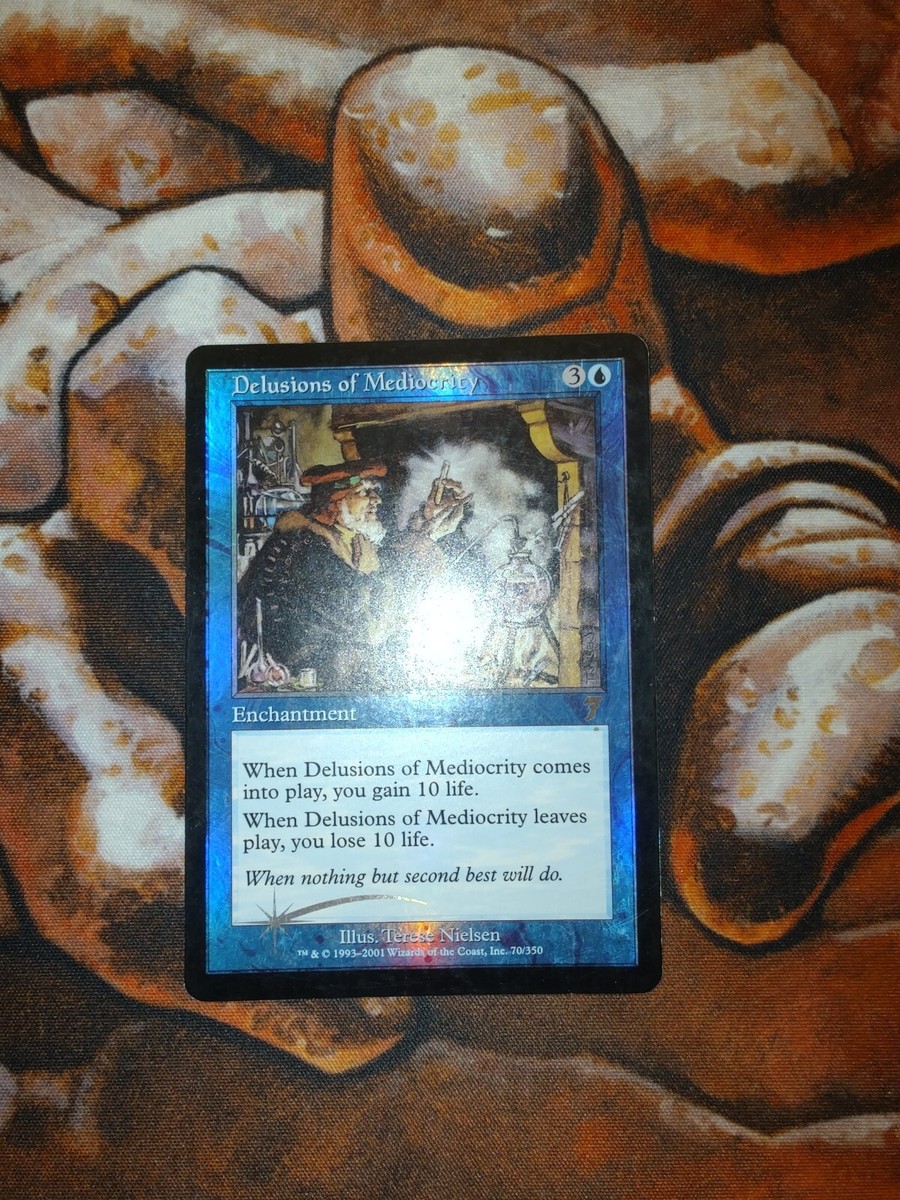 FOIL Delusions of Mediocrity 7th Edition 7ED MTG Magic the