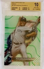 2018 Topps High Tek Mariano Rivera Green #79/99 BGS 10 And .5 From Black Label!