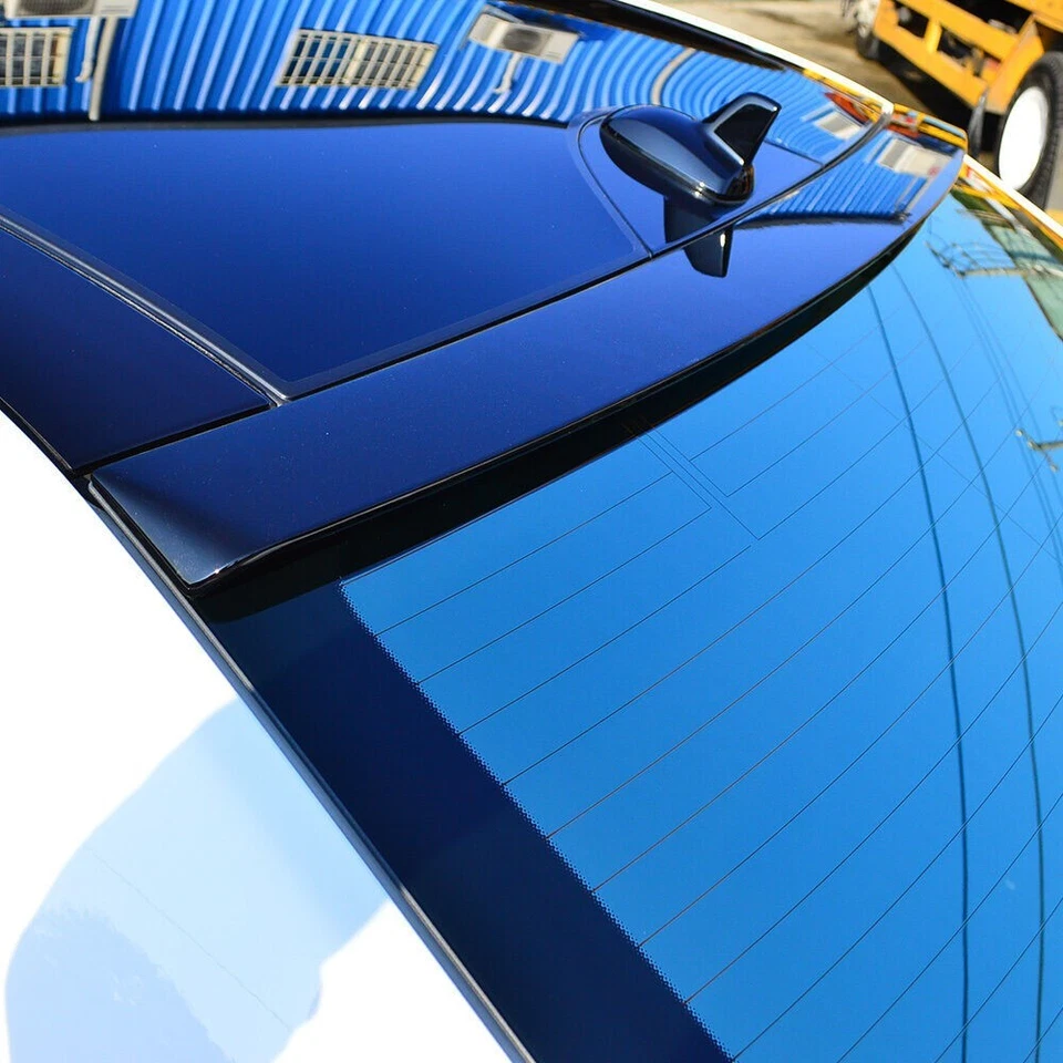 FOR 2010-2016 MERCEDES E CLASS W212 GLOSS BLACK REAR WINDOW ROOF SPOILER WING - Imagem 3 de 4