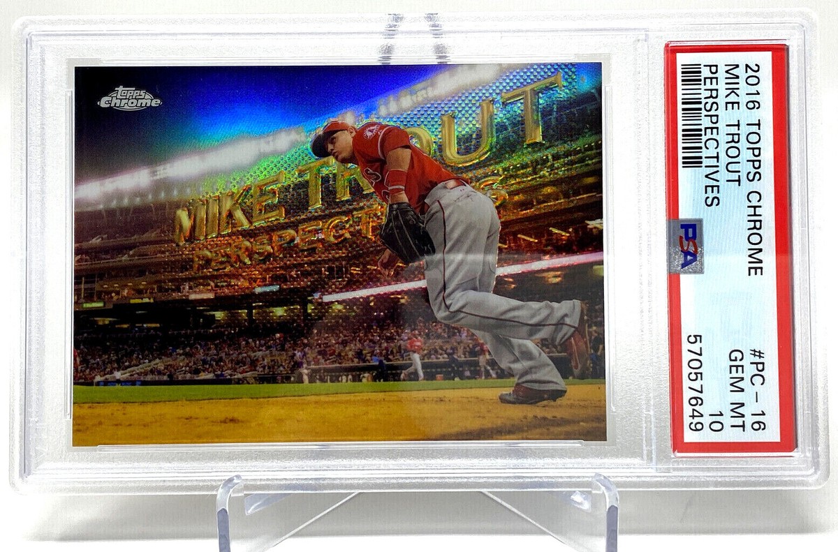 2016 Topps Chrome Mike Trout ~ PSA 10 | eBay