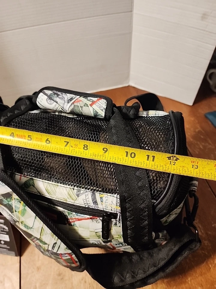 Sprayground Limited Edition MAMA I MADE IT MINI Pet Dog Cat Carrier Money Print - Image 4 of 4